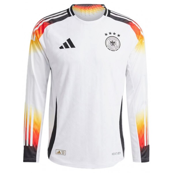 Germany maglia a maniche lunghe per la casa divisa da calcio da uomo prima divisa da calcio top della maglia sportiva coppa euro 2024
